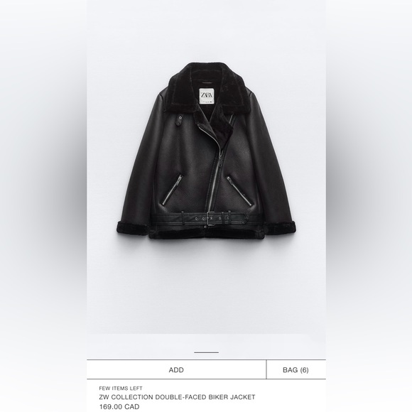 Faux leather and fur biker jacket - Picture 1 of 7